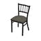 Holland Bar Stool Co 610 Contessa 18" Chair with Black Wrinkle Finish and Graph Chalice Seat 61018BW019 - alternate 1
